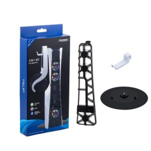 خرید کول فن ps۵ slim RGB پایه دار (سه کاره)