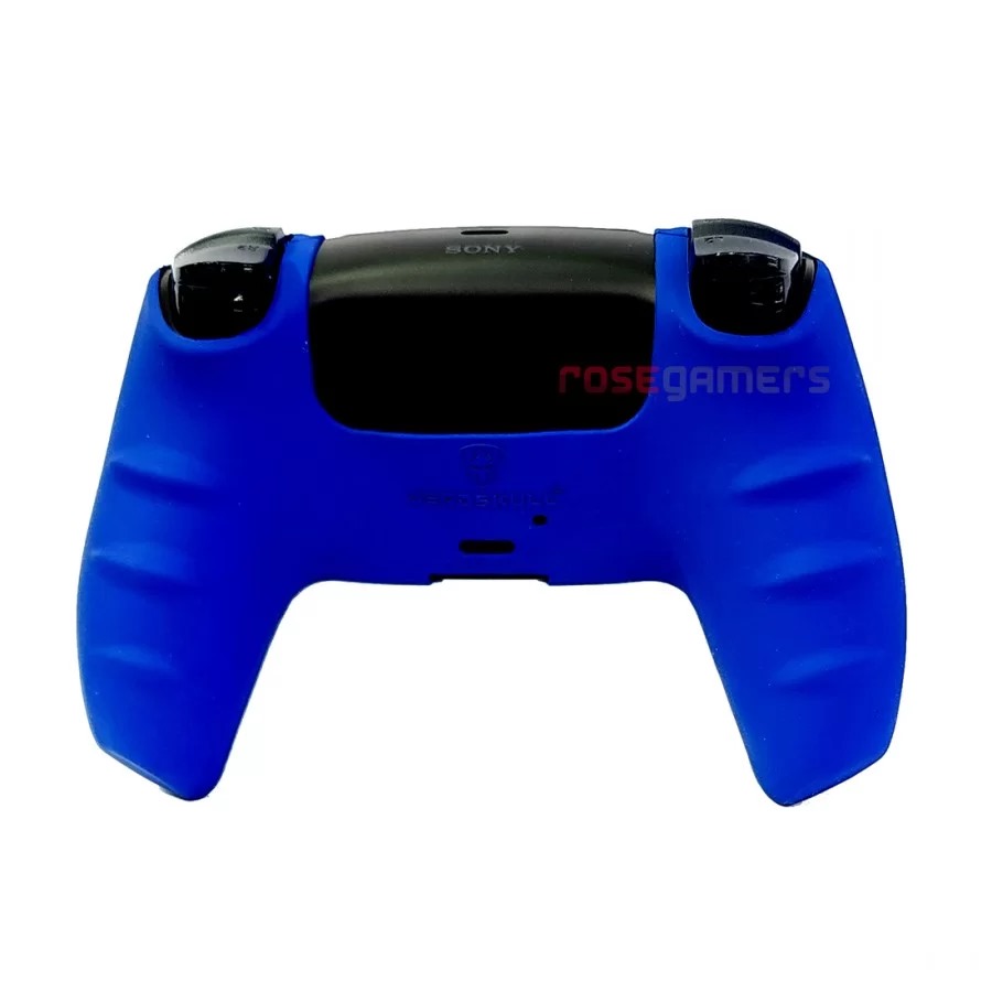 خرید روکش طرحدار دسته ps5 آبی زرد