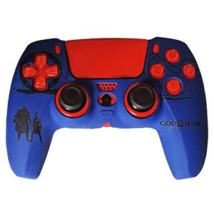 خرید کاور طرحدار دسته ps5 آبی مشکی