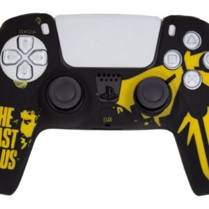 خرید کاور دسته طرحدار دسته ps5 مشکی زرد