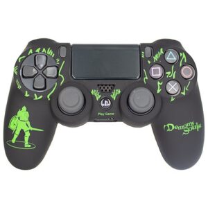 خرید روکش طرحدار دسته ps4 مشکی سبز