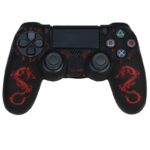 خرید کاور دسته طرحدار دسته ps4 مشکی قرمز