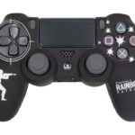 روکش طرحدار دسته ps4 مشکی سفید