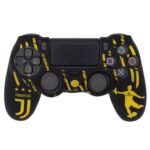 روکش طرحدار دسته ps4 مشکی زرد