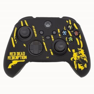 خرید روکش  محافظ دسته طرحدار  Xbox series S مشکی زرد