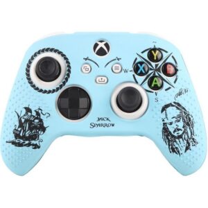 خرید روکش  محافظ دسته طرحدار  Xbox series S  آبی