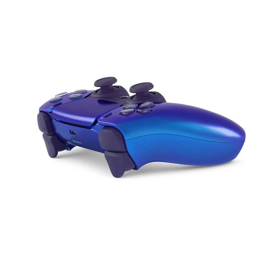 دسته ps5 اورجینال آبی کروم